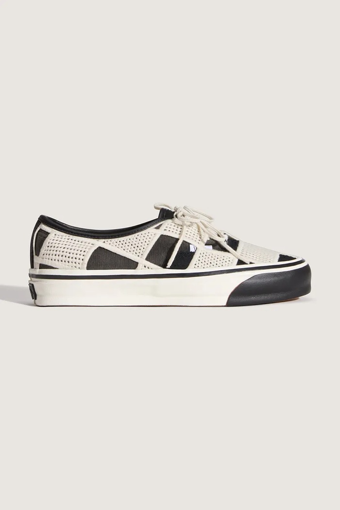 Tenisky Premium Authentic Shell Knit plochá béžová VN000Y0RFDB1