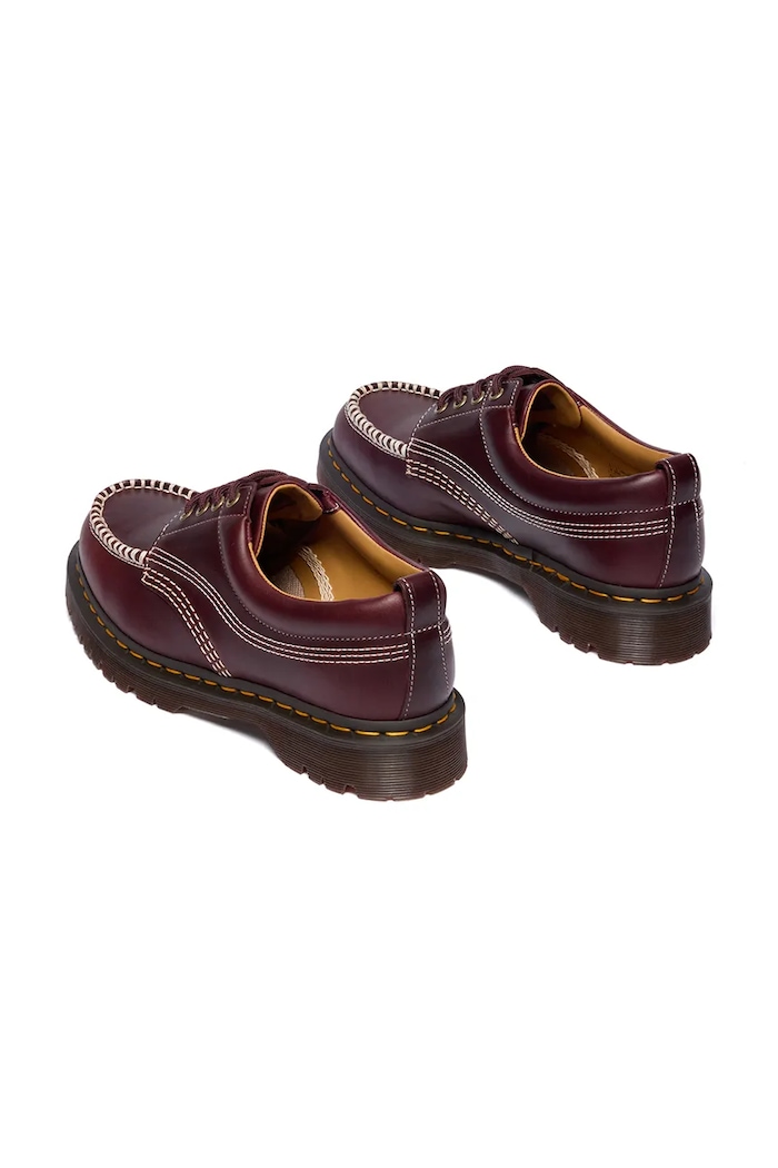 Shoes Dr. Martens Lowell Shoes leather DM31817600 maroon
