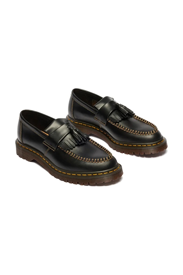 Dr. Martens mocasini de piele Adrian Ben Tassel Loafer DM42849001 negru SS26