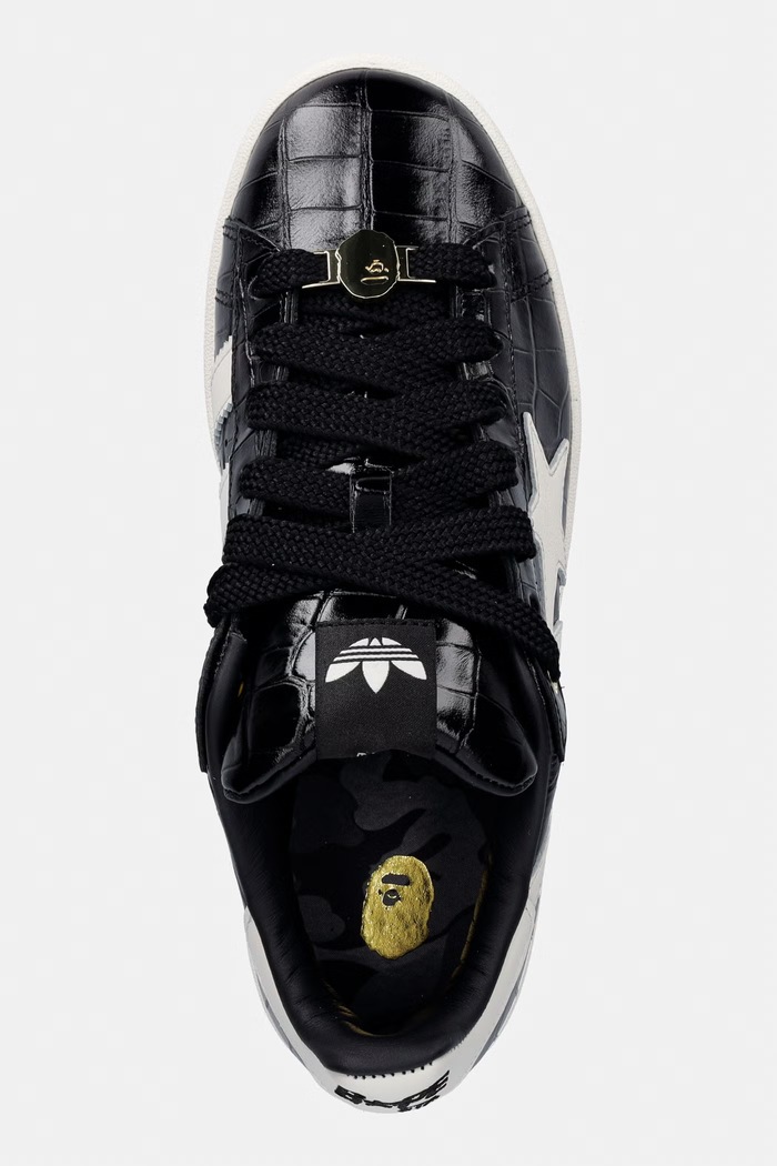 adidas Originals x BAPE leather sneakers black color KJ8851 KJ8851