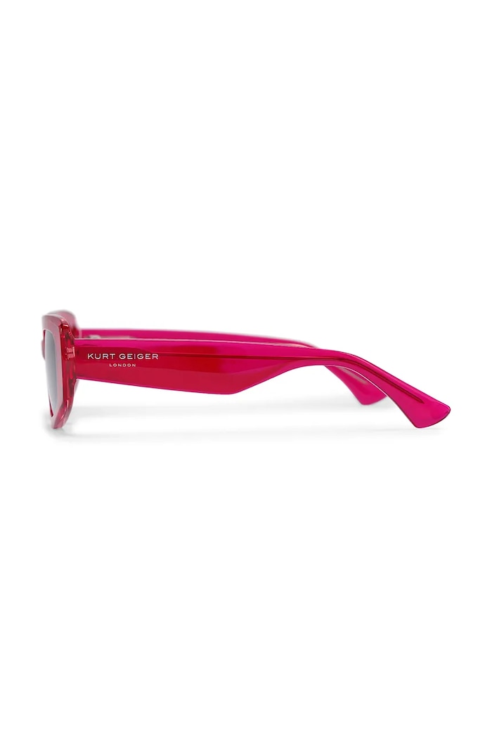 Doplnky Kurt Geiger London slnečné okuliare dámske Kensington 5509152679 burgundské