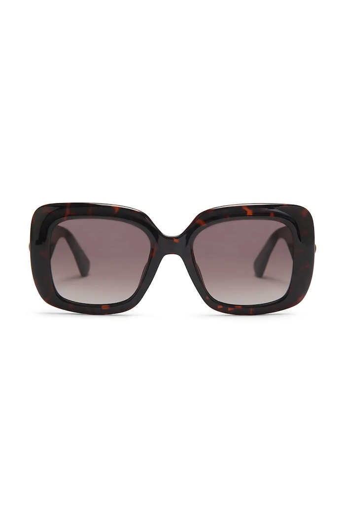 Kurt Geiger London štvorcové slnečné okuliare dámske Kensington hnedá 5510131679