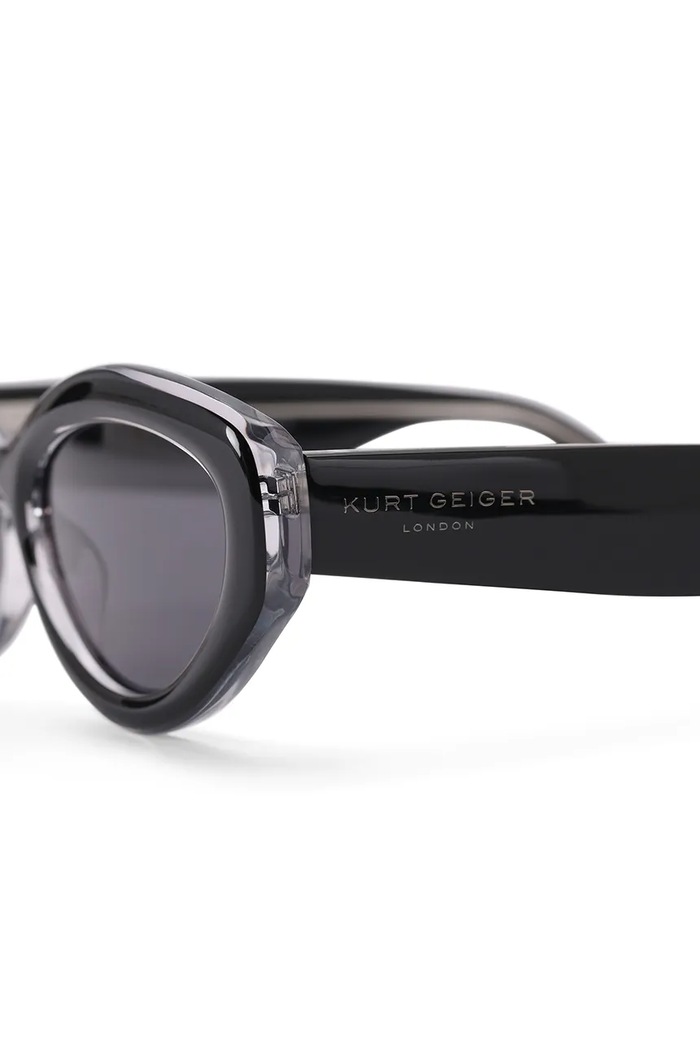 Kurt Geiger London slnečné okuliare typ mačacieho oka dámske Kensington čierna 5509909679