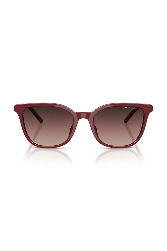 Akcesoria Armani Exchange okulary przeciwsłoneczne damskie 0AX4168SU bordowy