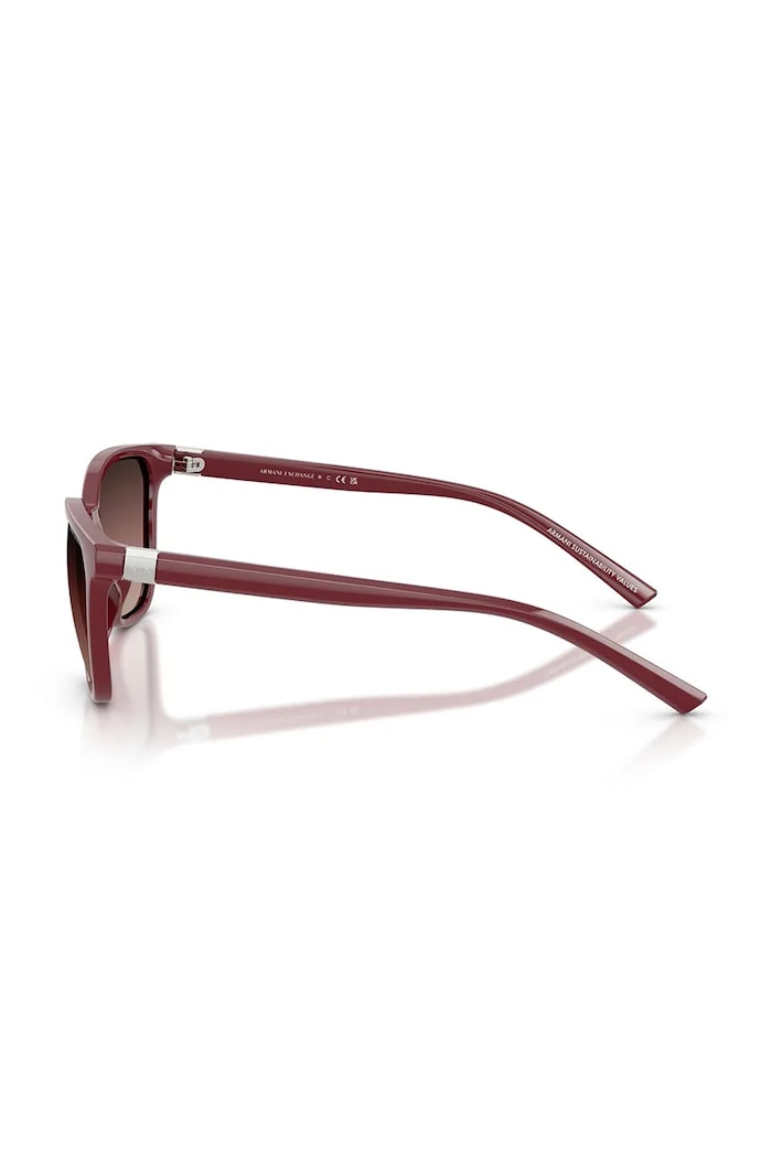 Armani Exchange okulary przeciwsłoneczne damskie bordowy 0AX4168SU