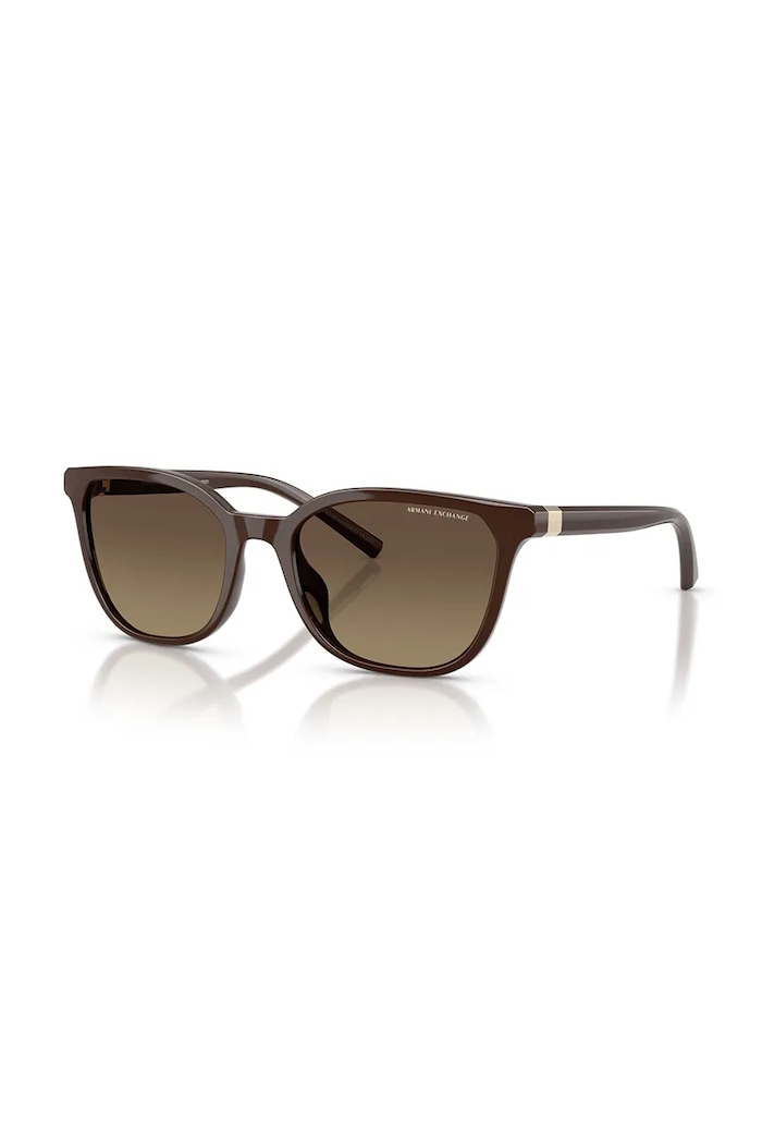 Armani Exchange okulary przeciwsłoneczne damskie 0AX4168SU brązowy SS26