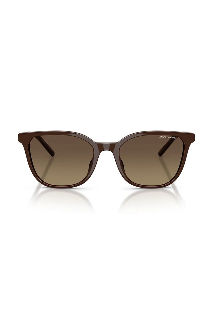 Akcesoria Armani Exchange okulary przeciwsłoneczne damskie 0AX4168SU brązowy