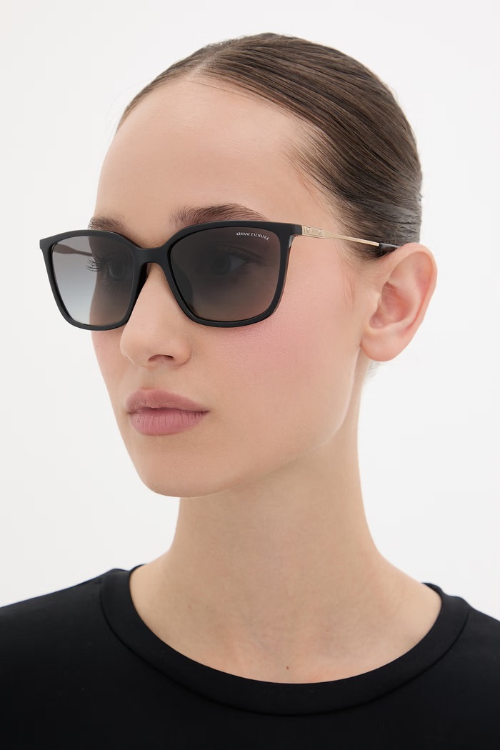 Doplnky Armani Exchange slnečné okuliare dámske 0AX4171SU čierna