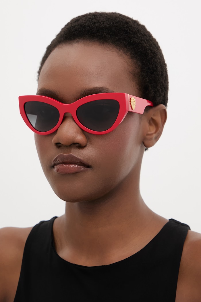 Dolce & Gabbana sončna očala Cat Eye ženska rdeča 0DG4536