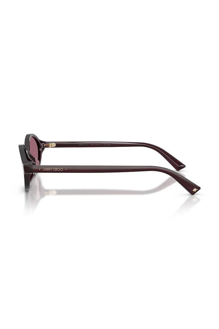 Jimmy Choo okulary przeciwsłoneczne okrągłe damskie fioletowy 0JC5068U
