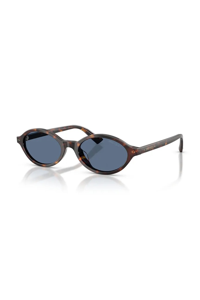 Jimmy Choo okulary przeciwsłoneczne okrągłe damskie 0JC5068U brązowy SS26