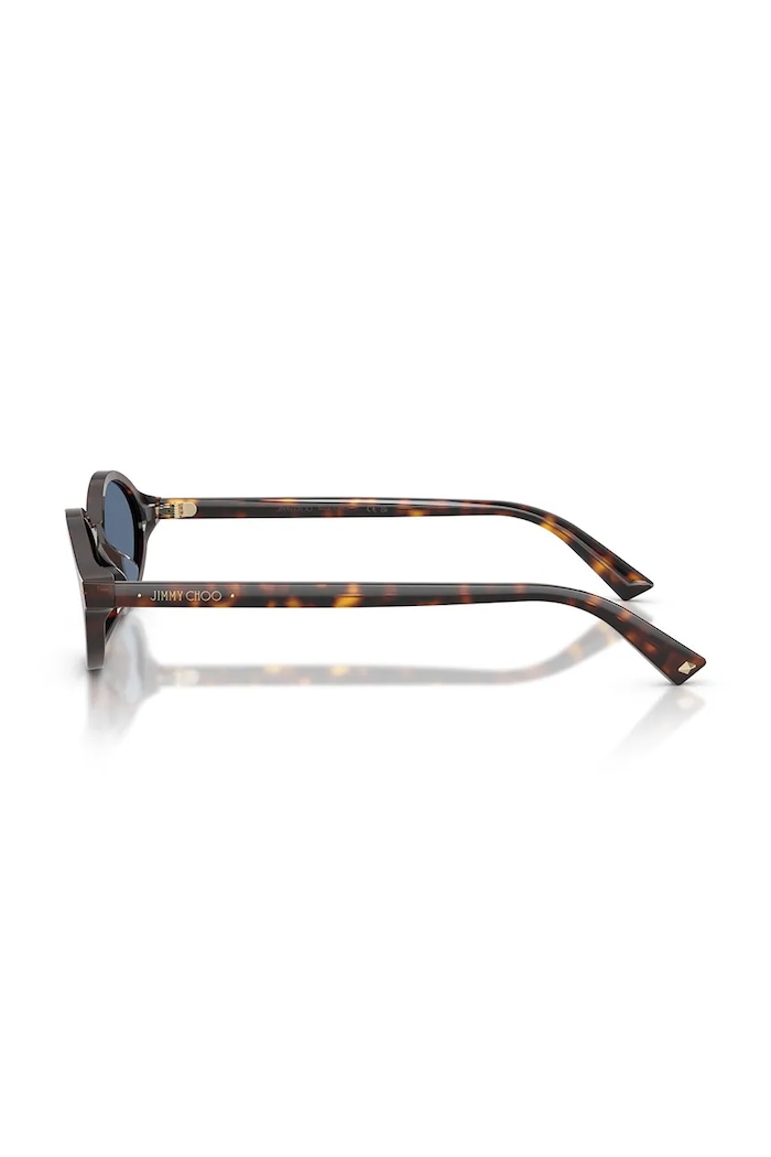 Jimmy Choo okulary przeciwsłoneczne okrągłe damskie brązowy 0JC5068U