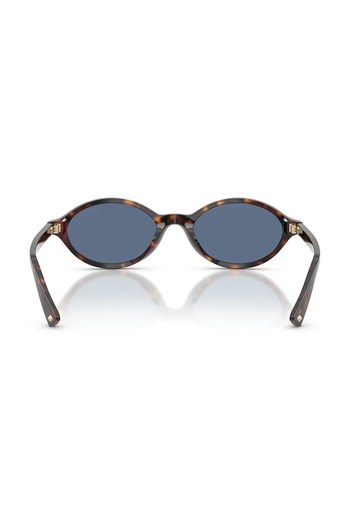 Jimmy Choo okulary przeciwsłoneczne okrągłe damskie 0JC5068U brązowy