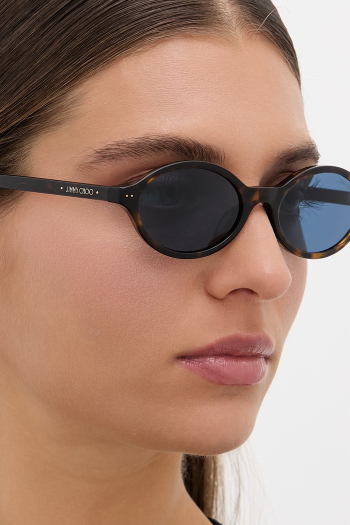 Jimmy Choo okulary przeciwsłoneczne okrągłe damskie 0JC5068U