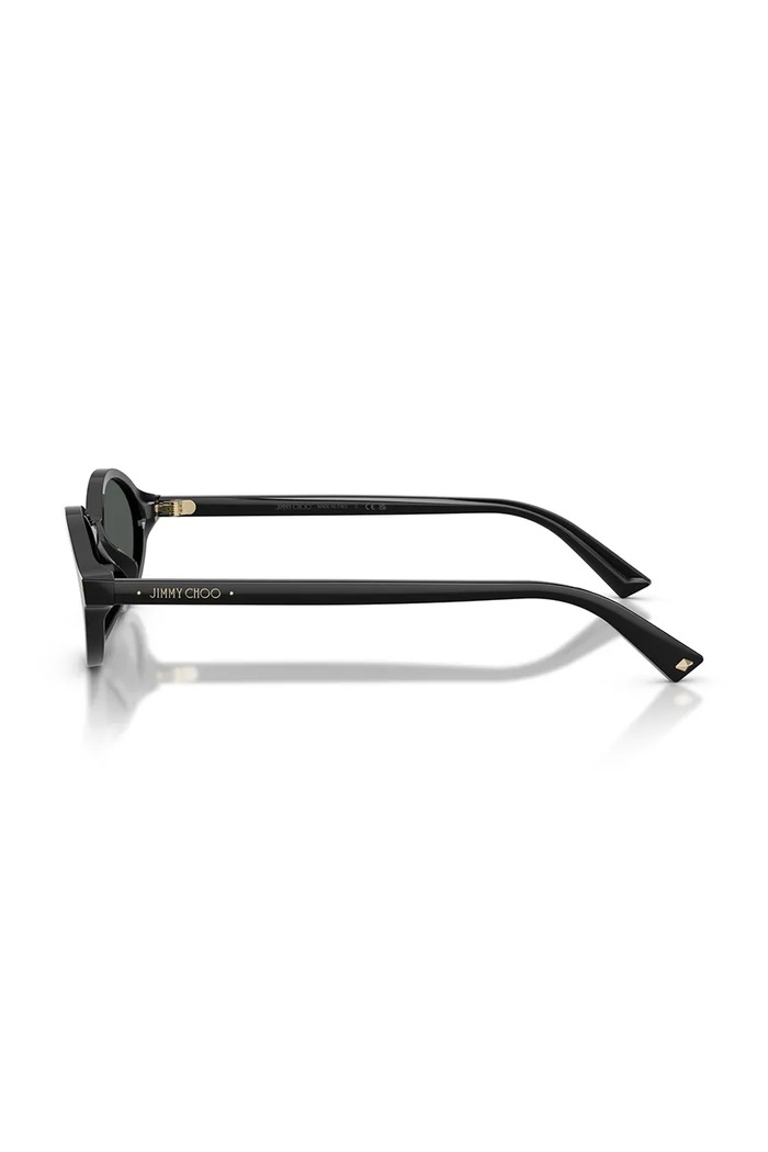 Jimmy Choo okrúhle slnečné okuliare dámske čierna 0JC5068U