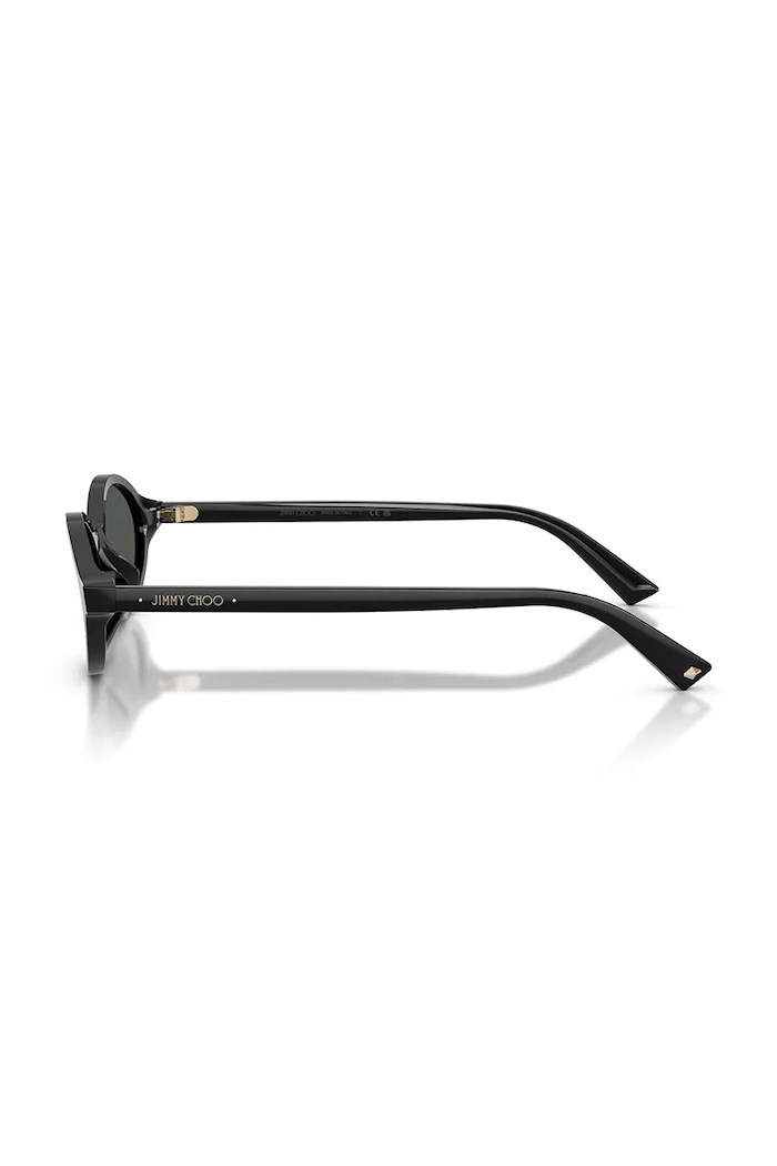 Jimmy Choo okrúhle slnečné okuliare dámske čierna 0JC5068U