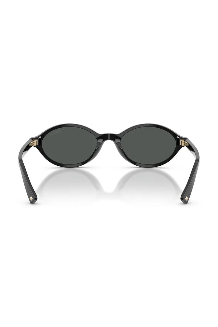 Jimmy Choo okrúhle slnečné okuliare dámske 0JC5068U čierna