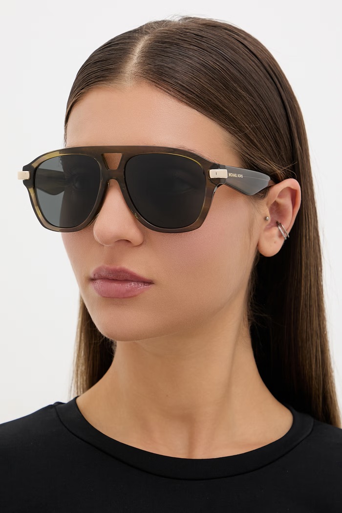 Michael Kors ochelari de soare aviator pentru femei verde 0MK2277U