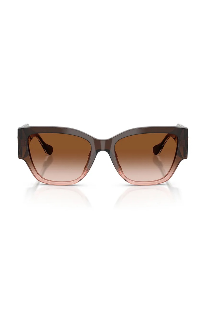 Versace okulary przeciwsłoneczne kocie oczy damskie 0VE4509U brązowy SS26