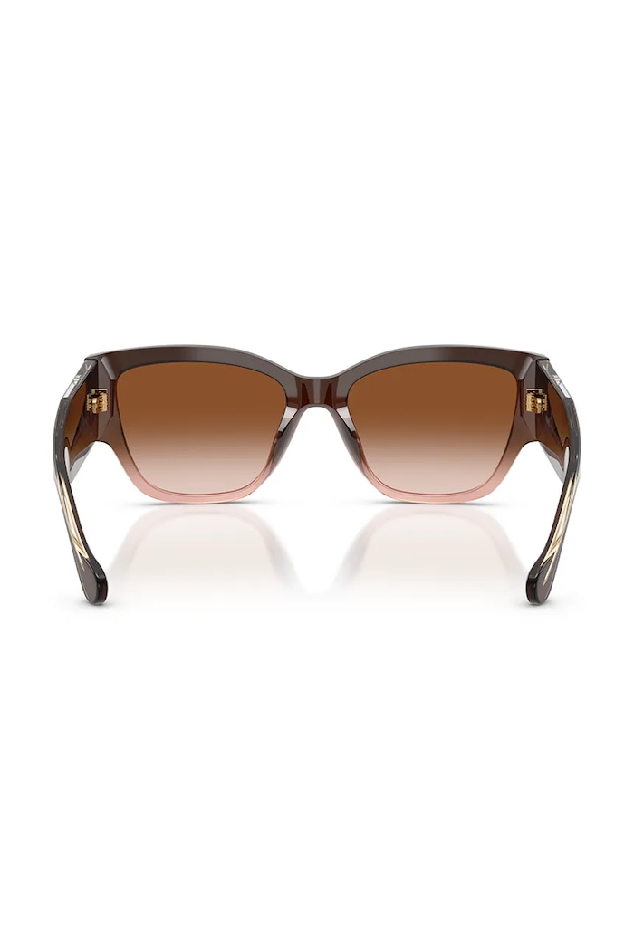 Versace okulary przeciwsłoneczne kocie oczy damskie brązowy 0VE4509U