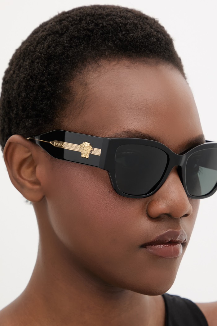Versace okulary przeciwsłoneczne kocie oczy damskie 0VE4509U