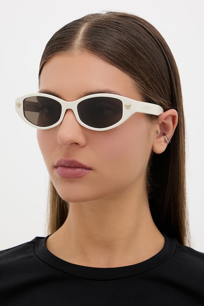 Versace okulary przeciwsłoneczne damskie biały 0VE4512D