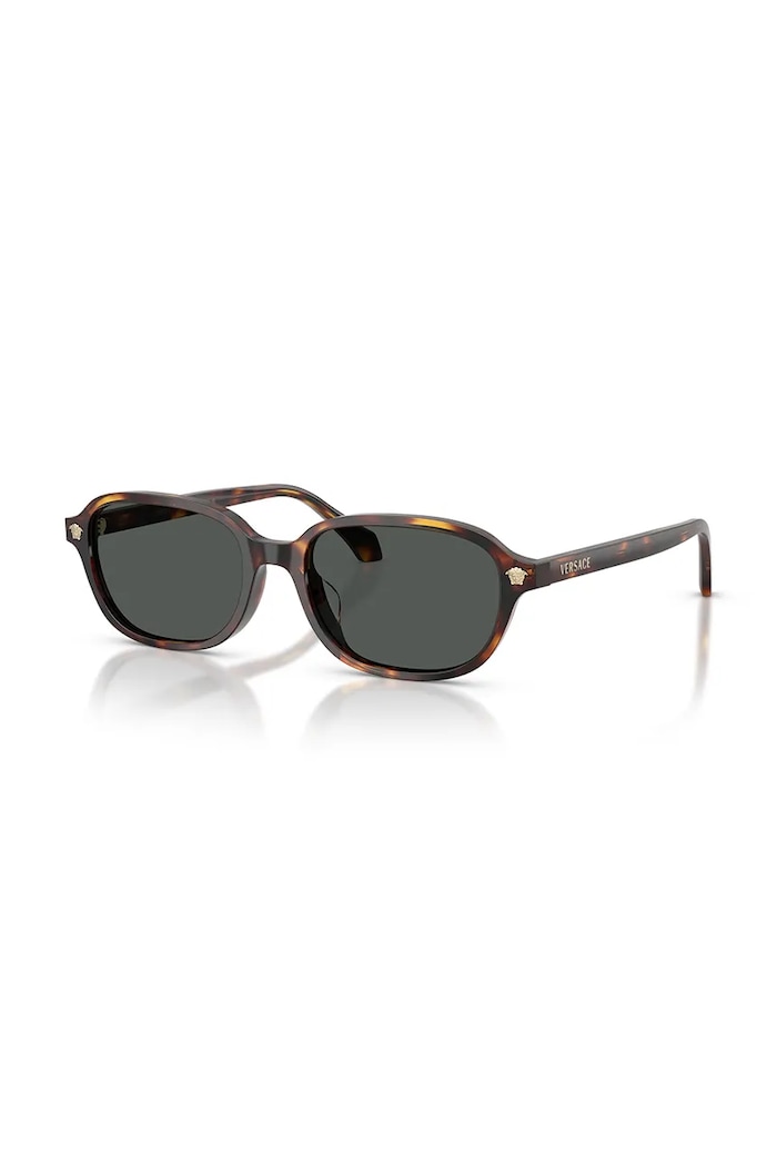 Versace okulary przeciwsłoneczne damskie 0VE4514D brązowy SS26