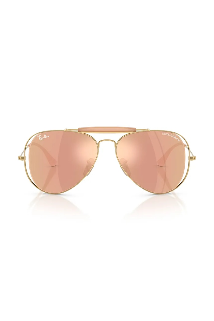 Ray-Ban sončna očala aviator ženska RAY-BAN X DOLCE&GABBANA 0RB3029M oranžna SS26