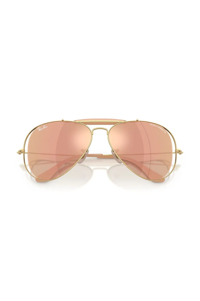 Ray-Ban sončna očala aviator ženska RAY-BAN X DOLCE&GABBANA 0RB3029M oranžna