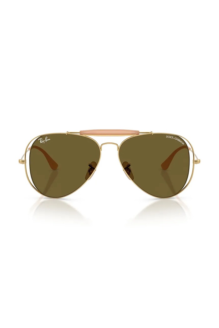 Doplňky Ray-Ban pilotky dámské RAY-BAN X DOLCE&GABBANA 0RB3029M zlatá