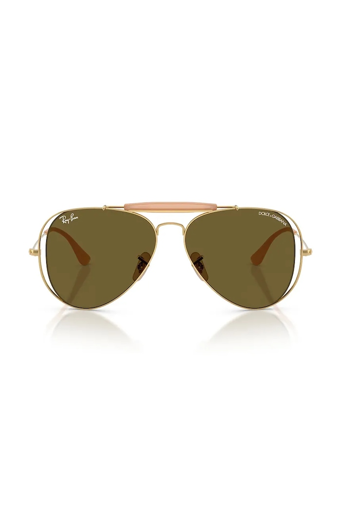 Doplňky Ray-Ban pilotky dámské RAY-BAN X DOLCE&GABBANA 0RB3029M zlatá