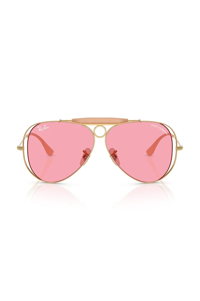 Doplnky Ray-Ban slnečné okuliare dámske RAY-BAN X DOLCE&GABBANA 0RB3138M zlatá