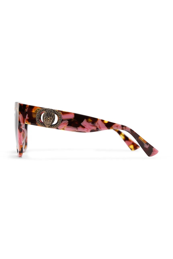 Accesorii Kurt Geiger London ochelari de soare Wayfarer pentru femei 5560957679 roz