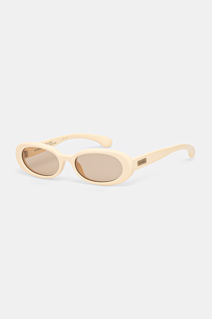 Sporty & Rich okulary przeciwsłoneczne damskie beżowy AC071600300CR01