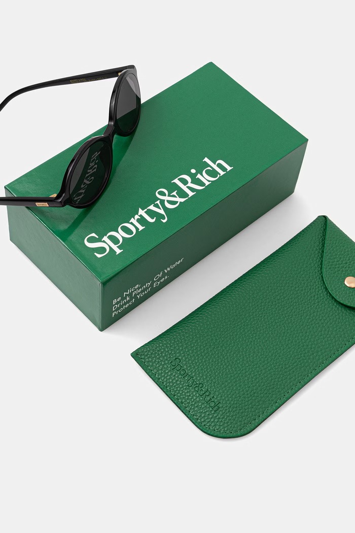 Akcesoria Sporty & Rich okulary przeciwsłoneczne damskie AC072600300BA01 czarny
