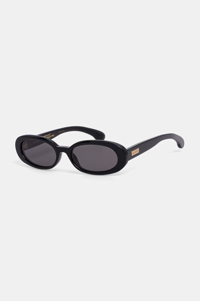 Sporty & Rich okulary przeciwsłoneczne damskie czarny AC071600300BA01