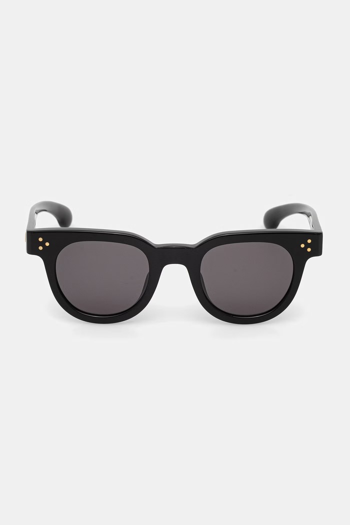 Sporty & Rich okulary przeciwsłoneczne kocie oczy damskie AC091600300BA01 czarny SS26