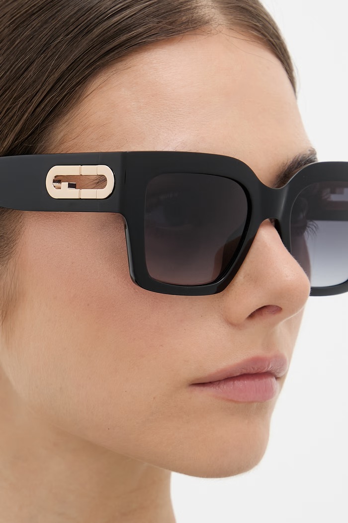 Accesorii Furla ochelari de soare cat eye pentru femei WD00186.BX4473.OGO00 negru
