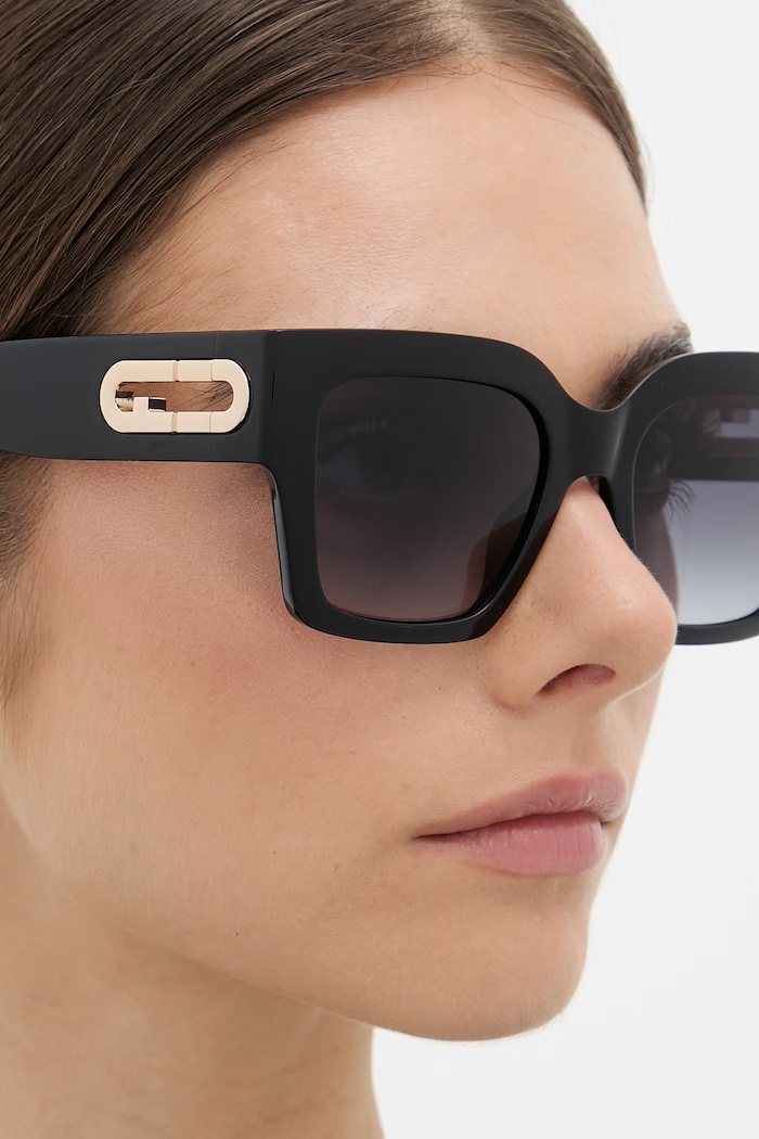 Accesorii Furla ochelari de soare cat eye pentru femei WD00186.BX4473.OGO00 negru