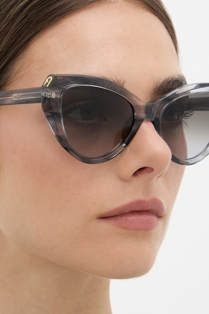 Accesorii Furla ochelari de soare cat eye pentru femei WD00175.BX4551.3963S albastru