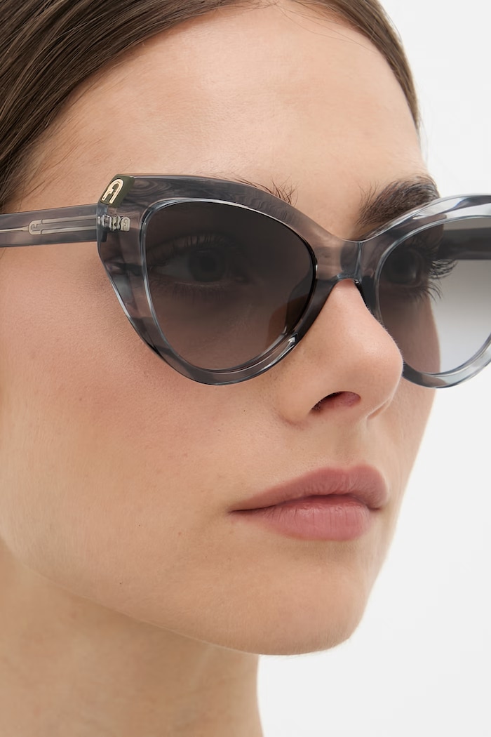 Accesorii Furla ochelari de soare cat eye pentru femei WD00175.BX4551.3963S albastru