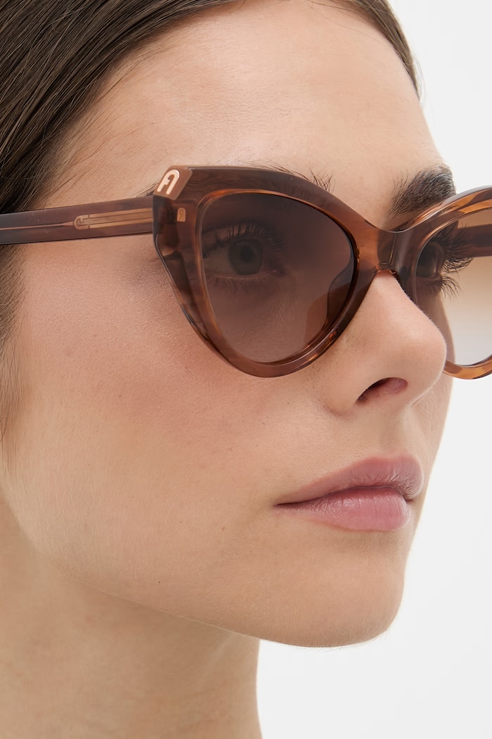 Accesorii Furla ochelari de soare cat eye pentru femei WD00175.BX4551.RY000 portocaliu