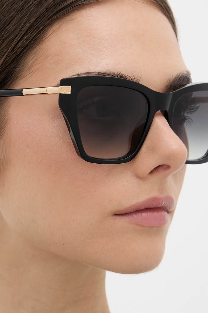 Accesorii Furla ochelari de soare cat eye pentru femei WD00179.A.0116.OGO00 negru