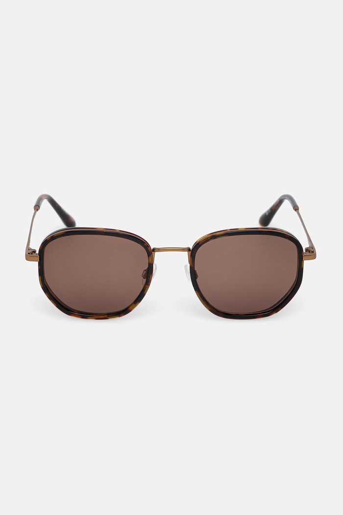 Akcesoria Barbour okulary damskie BAS.3077 brązowy