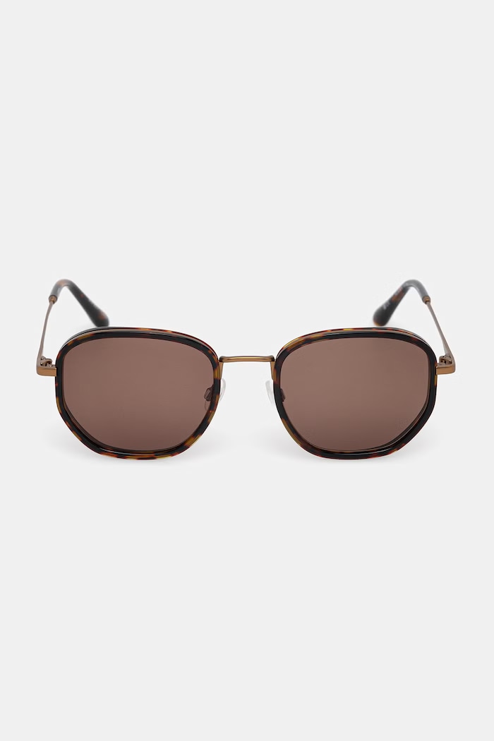 Akcesoria Barbour okulary damskie BAS.3077 brązowy