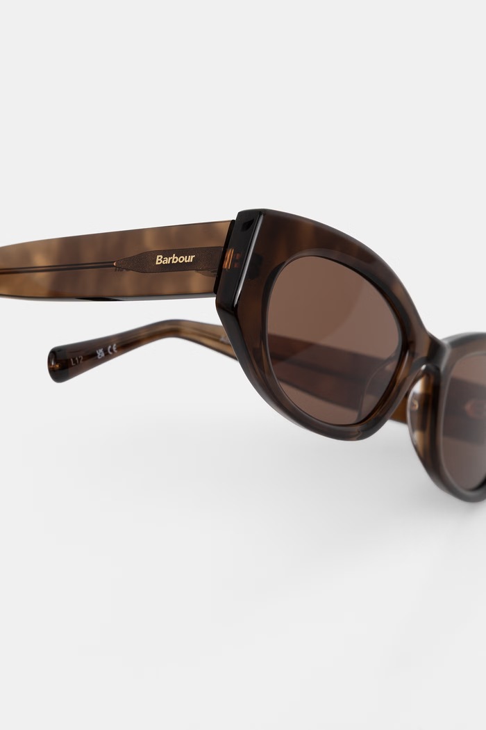 Barbour okulary damskie brązowy BAS.3094