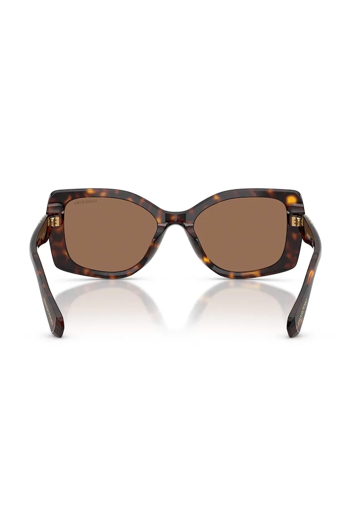 Swarovski okulary przeciwsłoneczne kwadratowe damskie IMBER brązowy 5752905