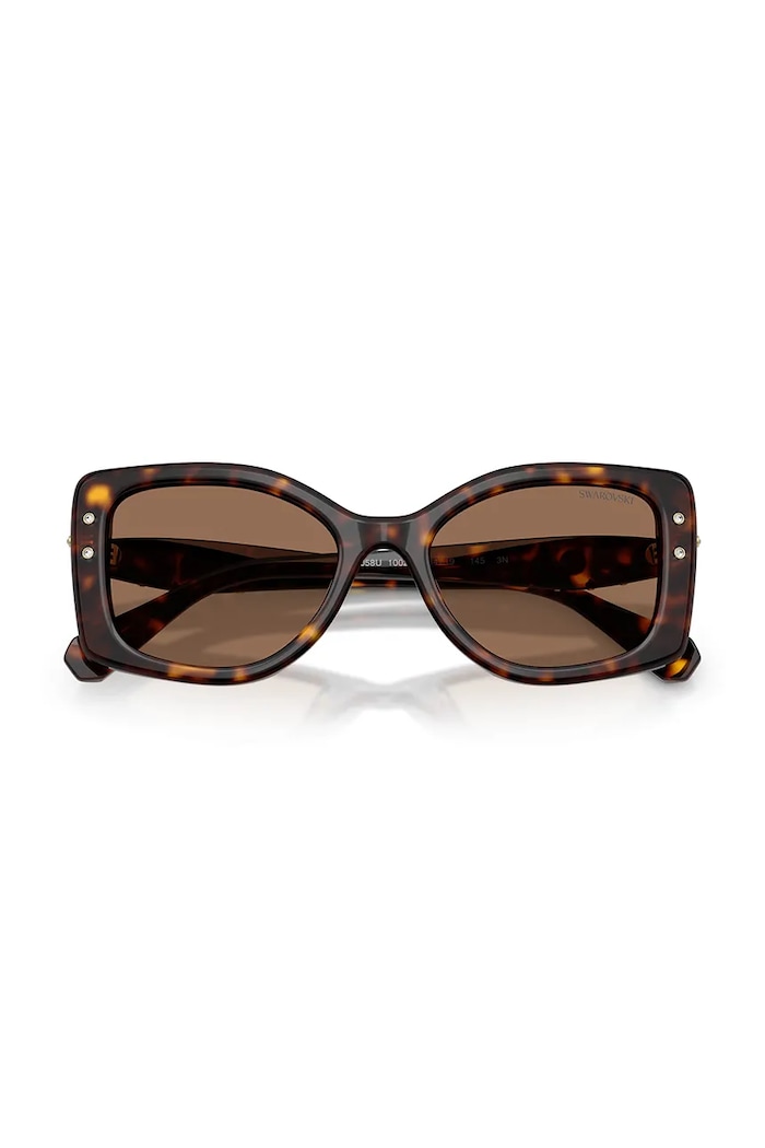 Swarovski okulary przeciwsłoneczne kwadratowe damskie IMBER 5752905 brązowy