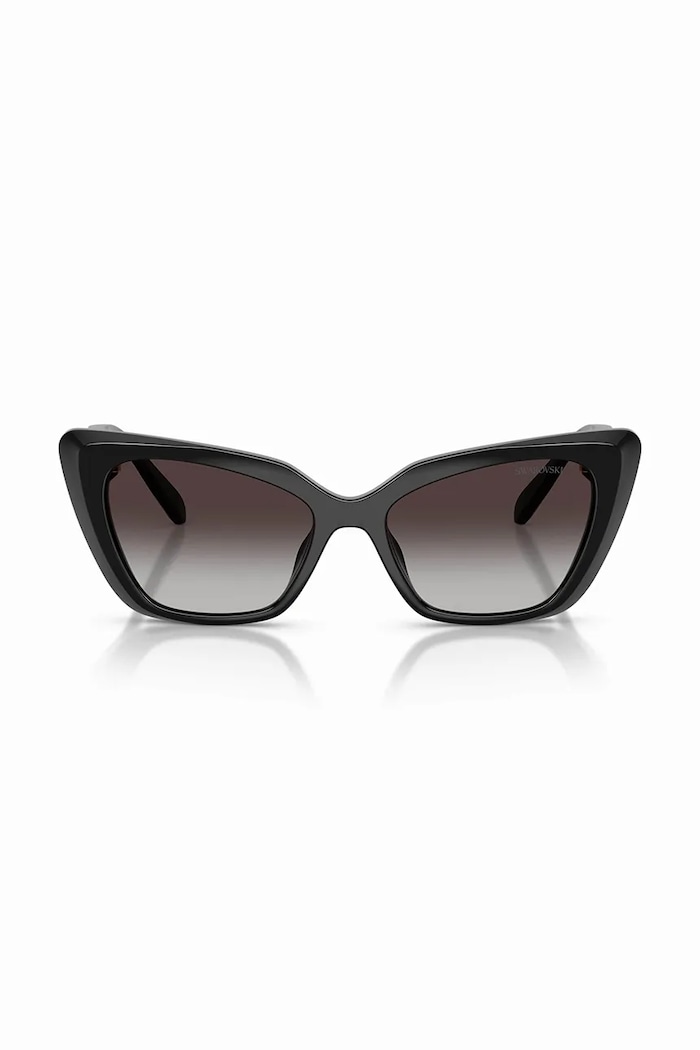 Swarovski okulary przeciwsłoneczne kocie oczy damskie MILLENIA 5737919 czarny SS26