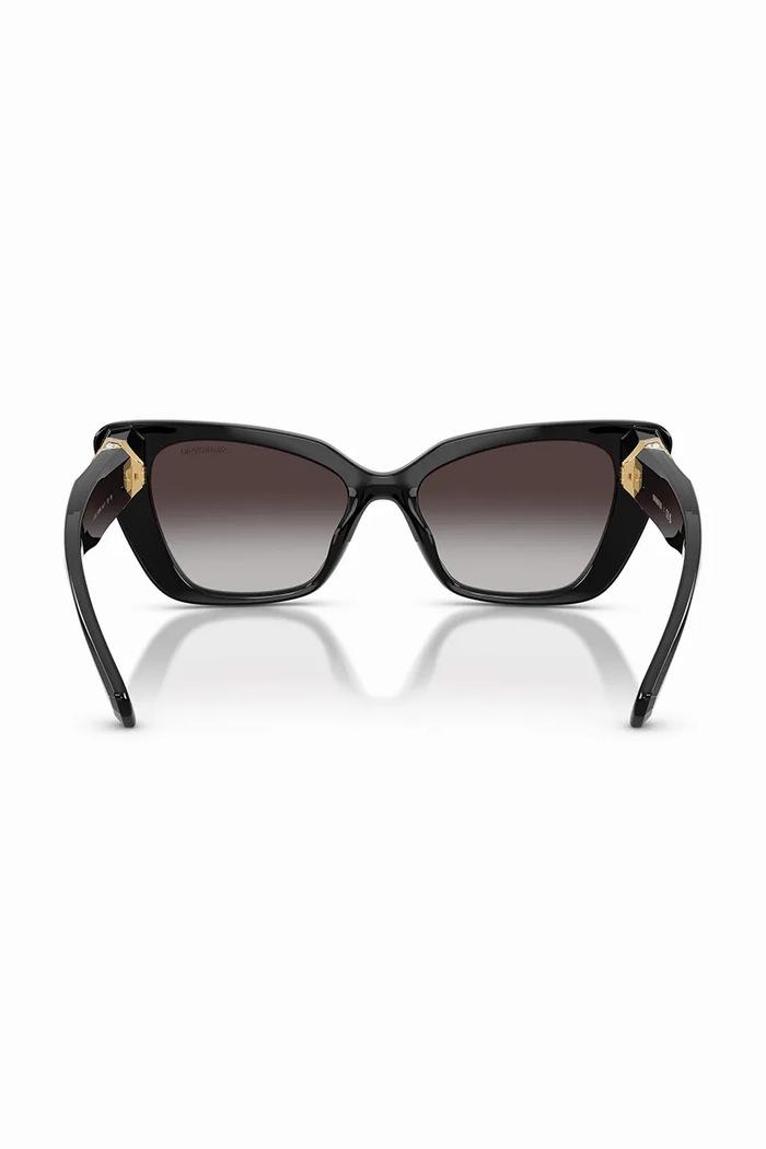 Swarovski okulary przeciwsłoneczne kocie oczy damskie MILLENIA czarny 5737919